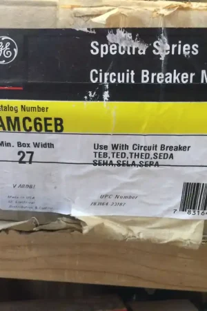 GE General Electric AMC6EB Spectra Series Circuit Breaker Module Use With TED,TEB,THED,SEDA,SEHA, SELA, & SEPA Breakers Place Order