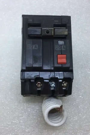 While Supplies Last GE General Electric THQB2120GFT 2 Pole 20 Amp 120/240V GFI Circuit Breaker