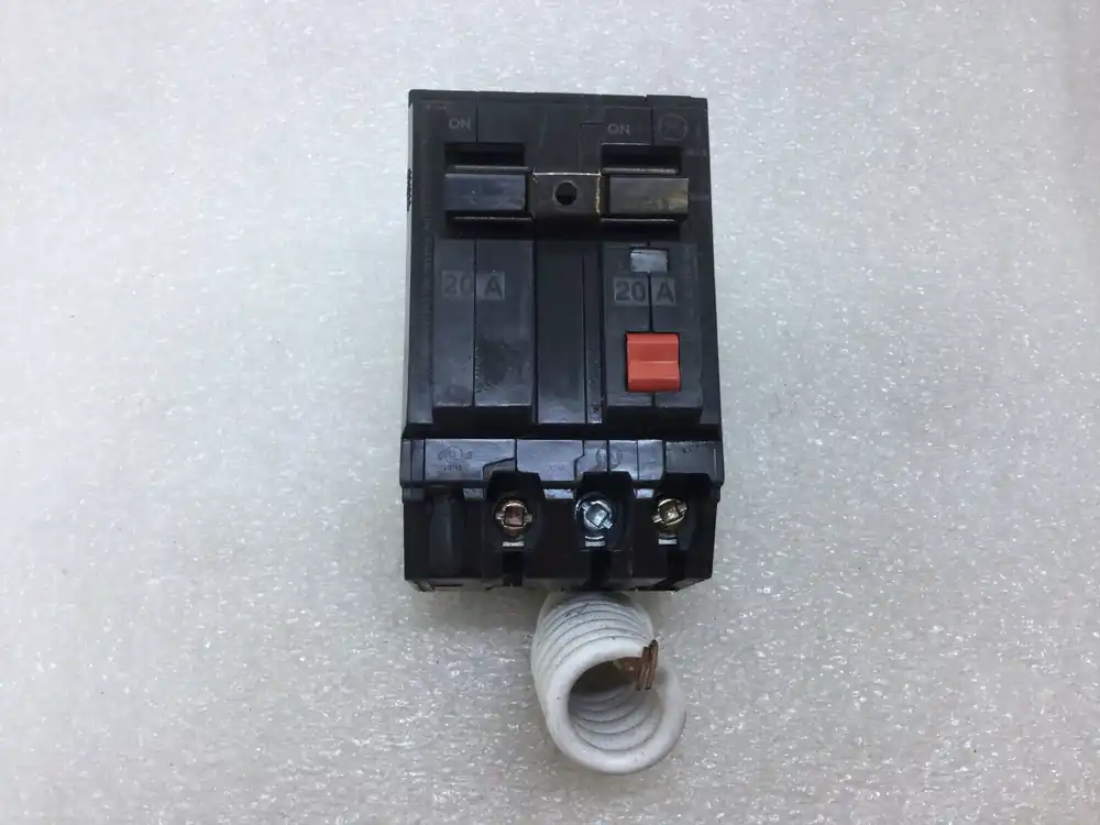 While Supplies Last GE General Electric THQB2120GFT 2 Pole 20 Amp 120/240V GFI Circuit Breaker