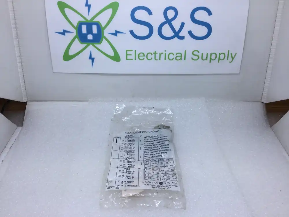 General Electric GEJ-4660 REV. F Equipment Grounding Kit Place Order