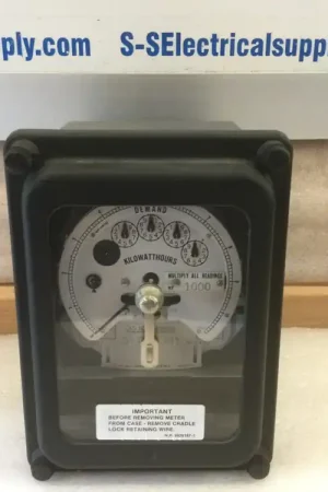 Crafted General Electric DSMW-65 702X96G90 2-Stater Watt Hour Meter Kilowatt Meter