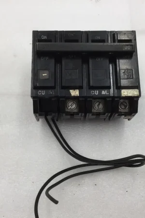 Bargain GE THQB32020ST1 20 Amp 3 Pole 240V Breaker w/Shunt Trip