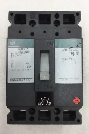 Direct From Factory General Electric TEC36003 3 Amp 3 Pole 600V Type TEC Circuit Breaker