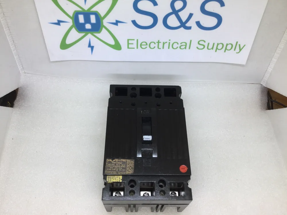 Secure Checkout General Electric TEB132060 60 Amp 3 Pole 240V Type TEB Circuit Breaker