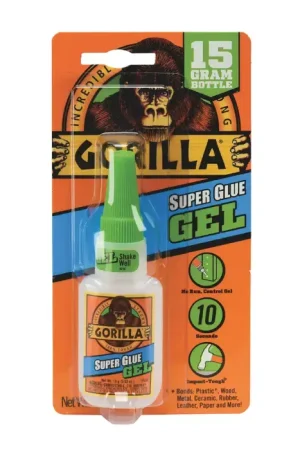 GORILLA 7600103 15 g. Size Cyanoacrylate Super Glue Epoxy Next Day Delivery