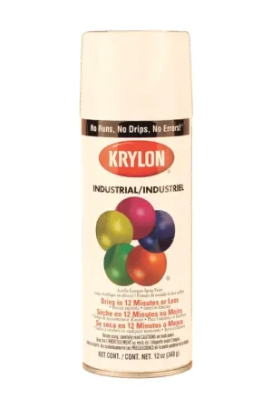Certified KRYLON 1501 12 oz. Size Maintenance Paint and Primer - Gloss White Color