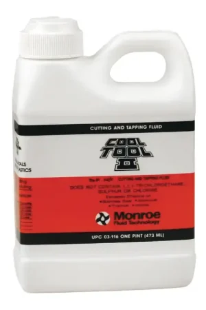 Cheap MONROE 03-016 Cutting & Tapping Fluid Type, 16 oz. Container Size Insoluble Cutting Fluid