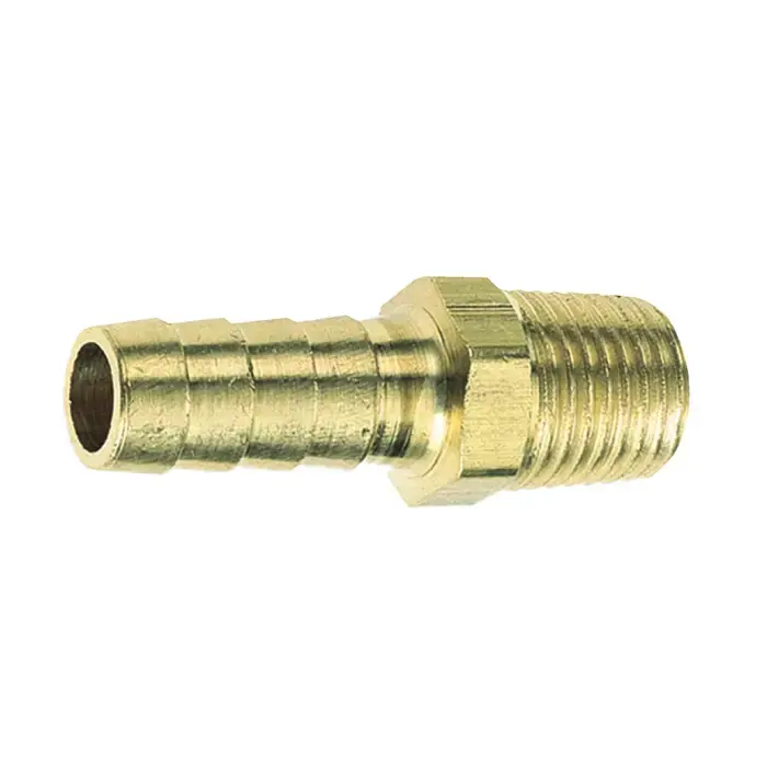 COILHOSE PNEUMATICS B0808 1/2" Male Hose Inside Diameter, 1/2" NPT Thread Size Fitting Direct From Factory