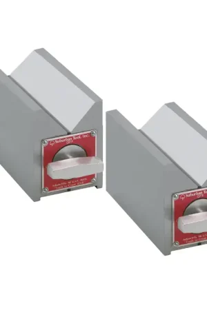 SUBURBAN MTC-VBM 5-1/2" X 2-3/4" X 3-5/8" Magnetic "V" Block - Matched Pair Hassle-Free Returns