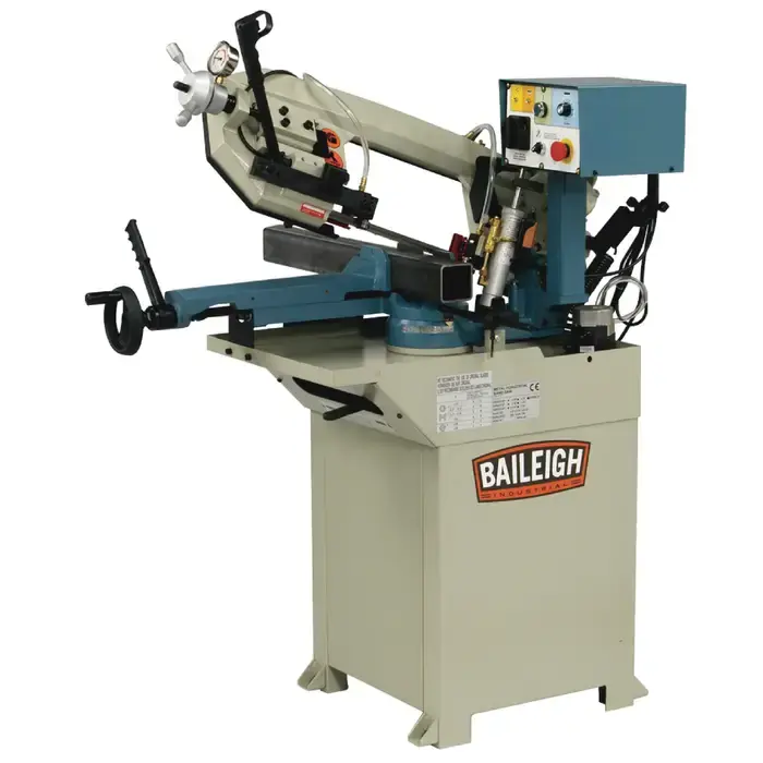 Trending BAILEIGH BS-210M 1.5 HP Horsepower 8.26" x 6.69" Capacity Horizontal/Vertical Bandsaw
