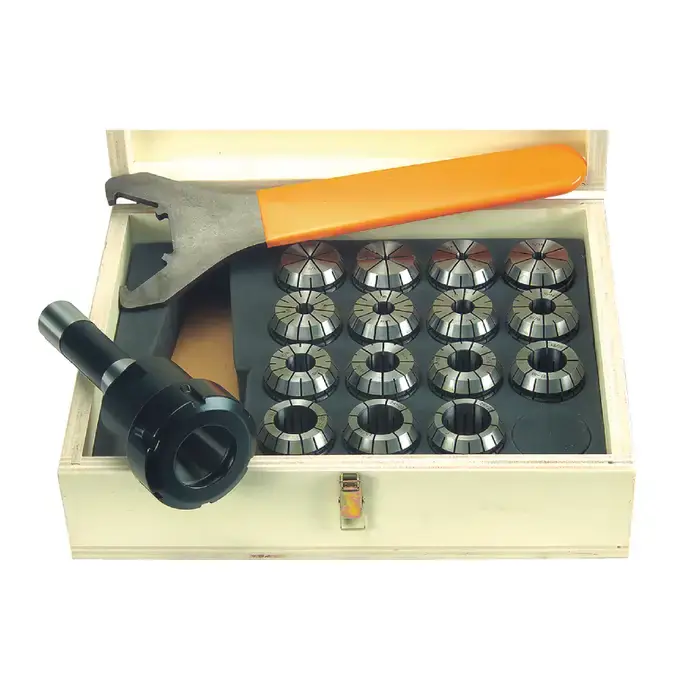 ETM 4500433 ER40 1-1/4" SS, 17 Piece Collet Chuck Holder Set In Demand
