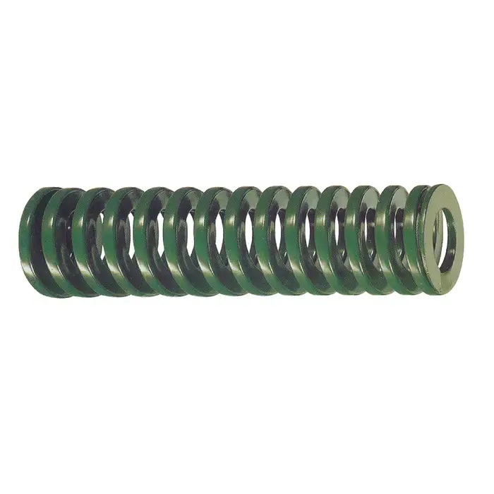 DANLY 1" Hole Dia., 7" Free Length, Light Load, Green Die Spring Order Now
