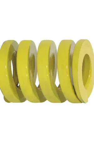 Hassle-Free Returns DANLY 1/2" Hole Dia., 1-1/4" Free Length, Extra Heavy Load, Yellow Die Spring