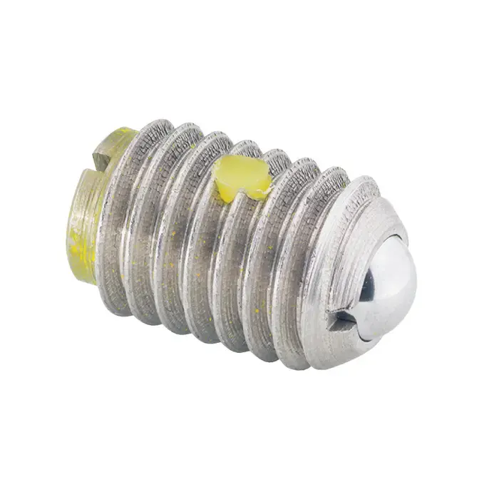 TE-CO 52911 5/16"-18 Thread Size, 37/64" Body Length, Stainless Steel Body, Stainless Steel Ball Threaded Ball Plunger New Release