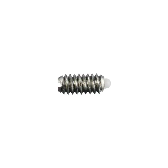 VLIER NM52 10-32 Thread Size, 0.468" Thread Length, 0.065" Projection, Steel Body, Delrin Nose Threaded Spring Plunger Best Price