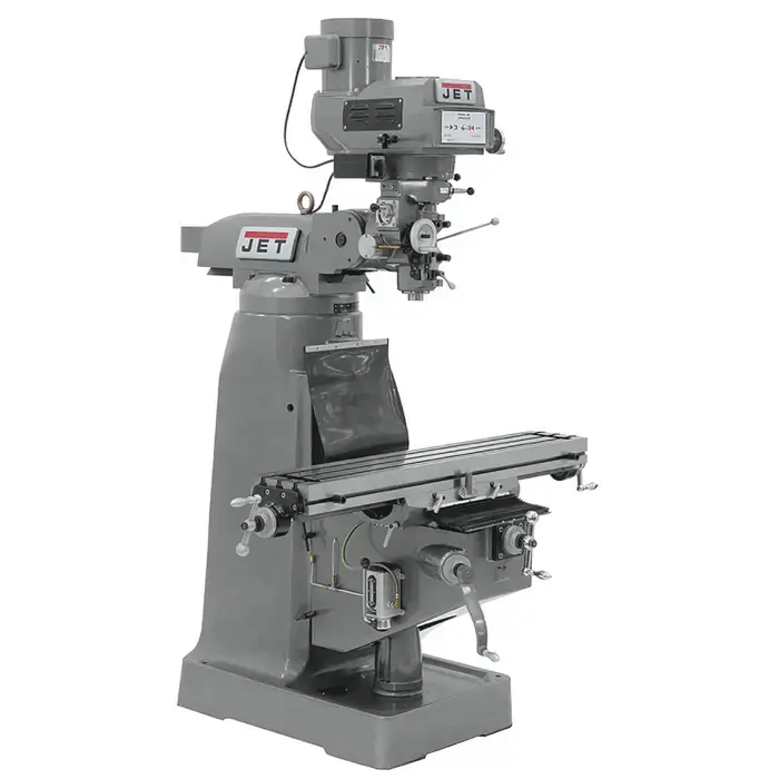 Hot Picks JET 690182 3 HP Knee Type Vertical Milling Machine