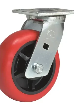 Holiday Sale FAULTLESS 3498-5 x 2 5" Wheel Diameter, 2" Wheel Width, 750 lbs. Load Rating Dyna-Tred PU Caster/Wheel