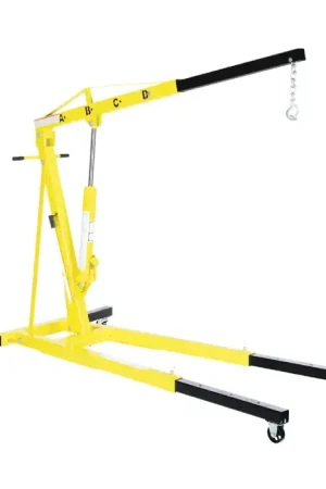 VESTIL EHN-40-T 4,000 lbs. Maximum Load Carrying Capacity, 8-7/8" - 87" Height Range, 62" Overall Length Gantry Crane Must Have