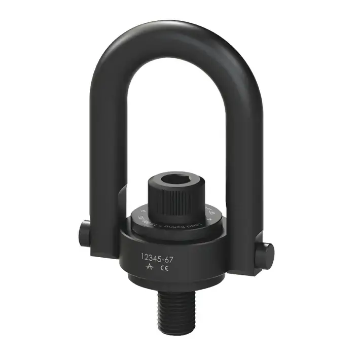 AMERICAN DRILL 23202 24,000 Ibs. Rated Capacity, 1-1/2"-6 Thread Size, 8" Ring Opening Hoist Rings, Hooks, Lifting Accessory One Day Deal