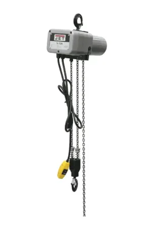 JET 110110 1/4 Ton Load Capacity, 10‘ Maximum Lift Distance, 8 FPM Lift Speed Hoist Brand New