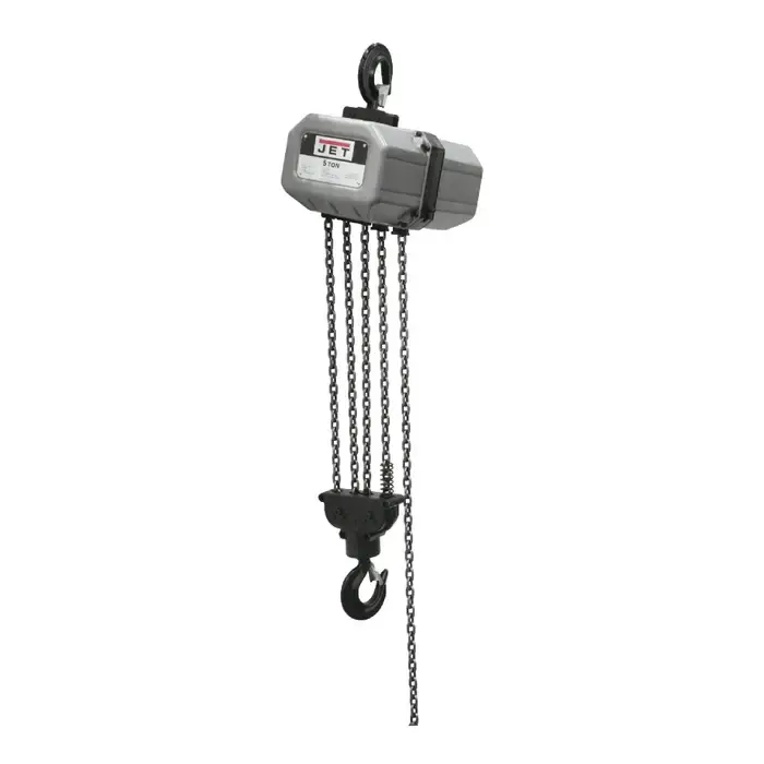 Clearance JET 511500 5 Tons Load Capacity, 15‘ Maximum Lift Distance, 4.9 FPM Lift Speed Hoist