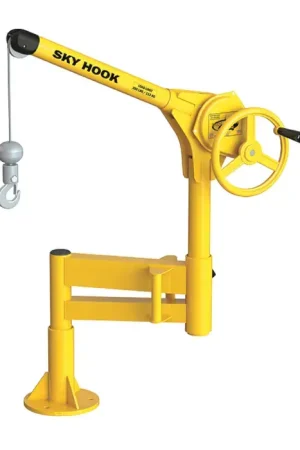 SKY HOOK A9727 1/4 Ton Load Capacity, 100" Maximum Lift Distance, 1.5" Per Handwheel Revolution Lift Speed Hoist Trending
