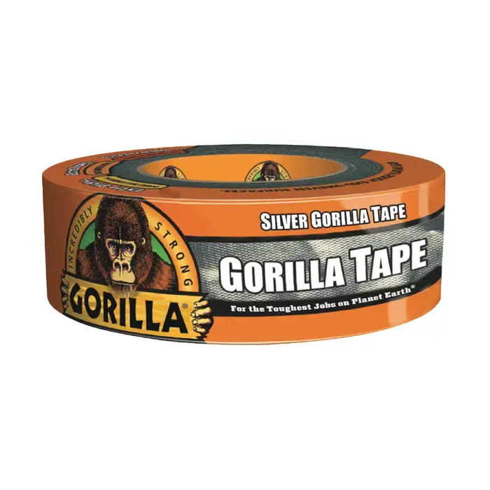Certified GORILLA 6074003 6-1/8" Width, 35 Yards Length, Silver Color Tape