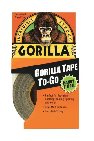 GORILLA 6100101 1" Width, 30 Yards Length, Black Color Tape Best Choice