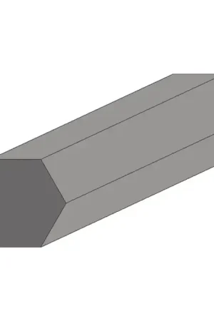 TTC 73-017-252 1/2" Thickness, 36" Length Hexagon Steel Cheap