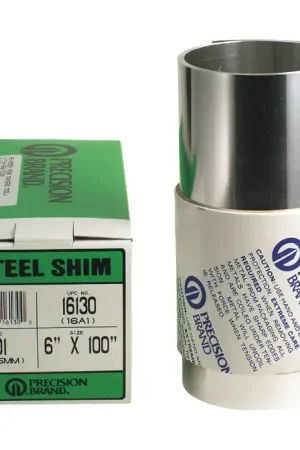 Mega Sale PRECISION BRAND A-18 .018" Thick, 6" Width, Carbon Steel Metal Shim Stock