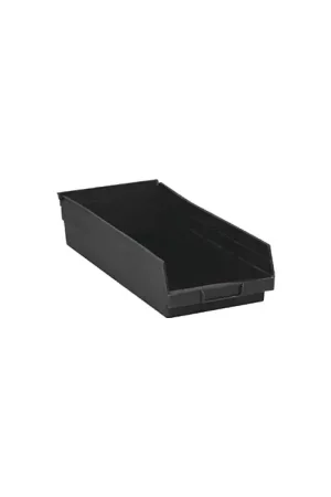 High Quality QUANTUM STORAGE SYSTEMS QSB108BK Economy Shelf Bins Type, Black Color, Plastic Material Storage Bin