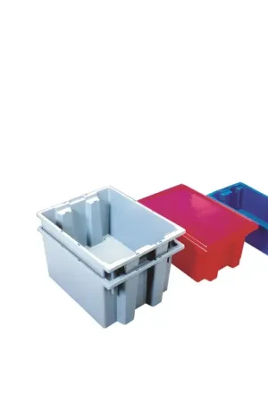 Markdown AKRO-MILS 35-180 Container Type, Red Color, Industrial Grade Polymers Material Tote