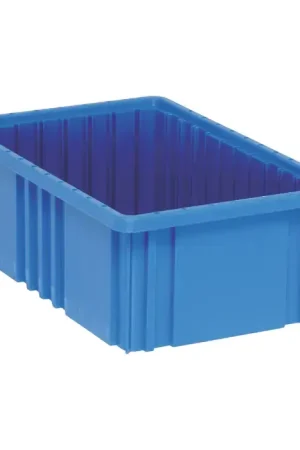 Buy Today QUANTUM STORAGE SYSTEMS DG 92060 Bins Type, Blue Color, Polypropylene Material Tote