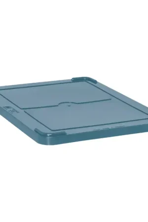 Special Discount QUANTUM STORAGE SYSTEMS COV 93000 Lid Type, Gray Color Storage Grid Container