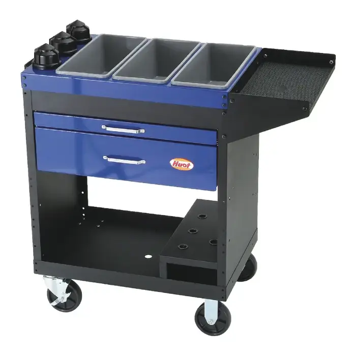Bargain HUOT 77300 Bulk Storage Tool Capacity, 3MT & 4MT Taper, Bulk Storage Tool Style NC/CNC Adapter Tool Storage Cart