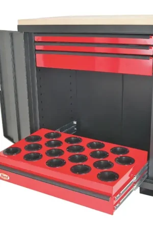 HUOT 77230 30 Tool Capacity, 30 Taper, 30 Tool Style NC/CNC Adapter Tool Storage Cart Best Choice