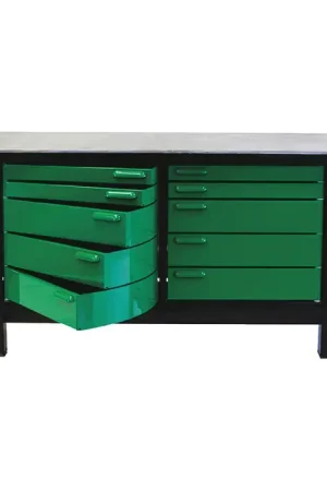 While Supplies Last BADASS WORKBENCH 2BAYKL 6‘ Work Bench With Drawers Type, 72" Width, 32" Depth Stationary Work Bench / Table
