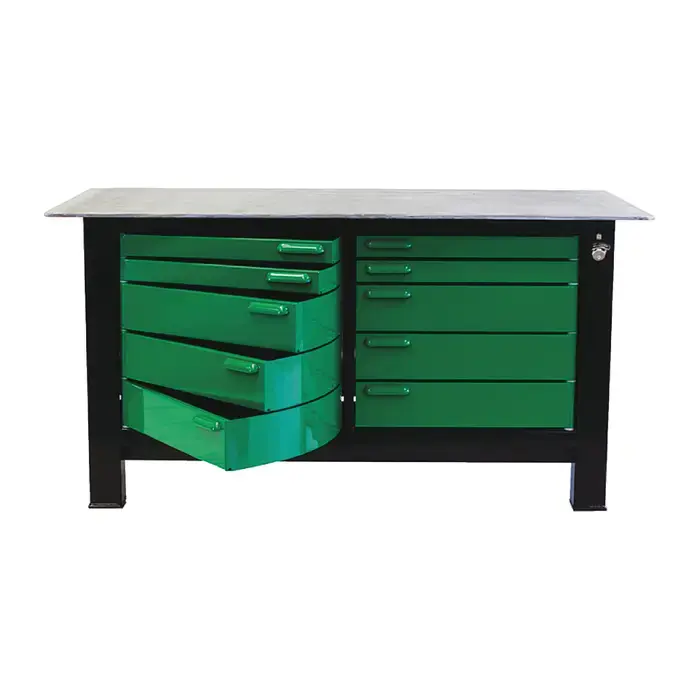 While Supplies Last BADASS WORKBENCH 2BAYKL 6‘ Work Bench With Drawers Type, 72" Width, 32" Depth Stationary Work Bench / Table