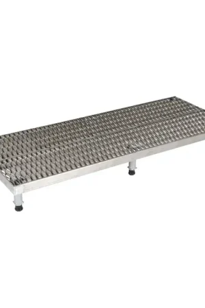 Get Yours VESTIL AHW-L-2496-A Adjustable Work Mate Stand Type, 23-5/8" Width, 96" Depth Stationary Work Bench / Table