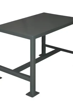 Weekend Sale DURHAM MT182430-2K195 Medium Duty Machine Work Table Type, 18" Width, 18" Depth Stationary Work Bench / Table