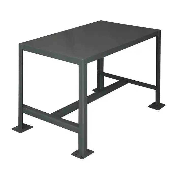 Weekend Sale DURHAM MT182430-2K195 Medium Duty Machine Work Table Type, 18" Width, 18" Depth Stationary Work Bench / Table
