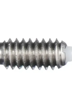 VLIER SSMD61N 1/2"-13 Thread Size, 3/4" Thread Length, 0.151" Projection, Stainless Steel Body, Delrin Nose Threaded Spring Plunger Best Choice