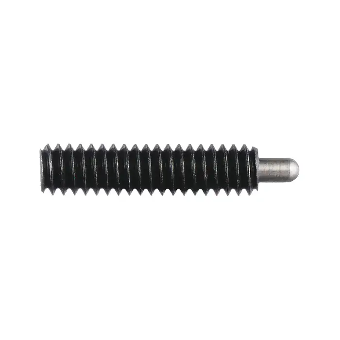 Shop Now VLIER CS54 1/4"-20 Thread Size, 1" Thread Length, 0.1875" Projection, Steel Body, Stainless Steel Nose Threaded Spring Plunger