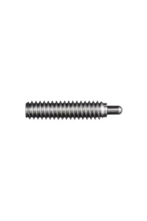 VLIER SSS49 6-32 Thread Size, 0.531" Thread Length, 1/16" Projection, Stainless Steel Body, Stainless Steel Nose Threaded Spring Plunger Markdown