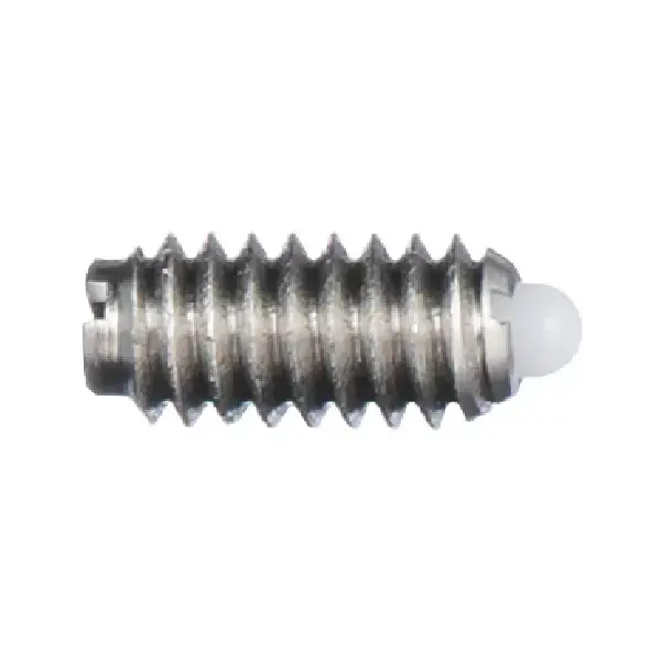 Fresh Stock VLIER SSMDM4 M4x0.7 Thread Size, 11.10mm Thread Length, 1.30mm Projection, Stainless Steel Body, Delrin Nose Threaded Spring Plunger