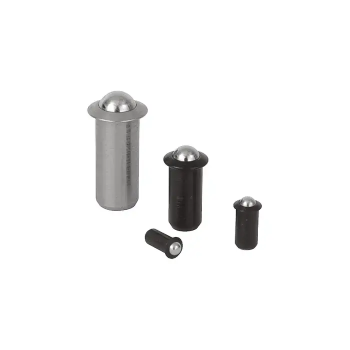 TE-CO 53761 0.045" Body Length, 0.312" Body Dia., 0.090" Max Reach, 303 Stainless Steel Body, 303 Stainless Steel Press Fit Ball Plunger Must Have