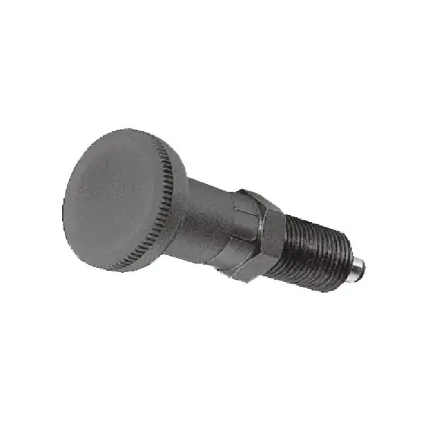 J.W. WINCO 617.1-8-5/8X11-AK 5/8"-11 Thread Size, 8mm Plunger Dia., 31mm Handle Dia. Indexing Plunger Get Yours