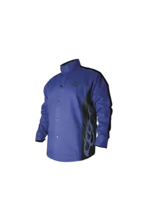 Order Now REVCO BXRB9C-XL XL Size, Blue With Blue Flames Color, Fire Resistant Protection Level Jacket