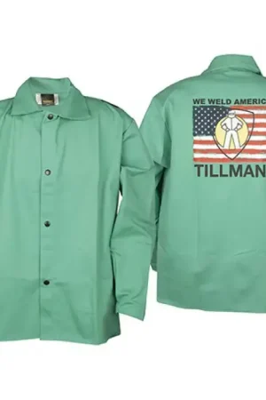 TILLMAN TIL90302X XXL Size, Green Color, Fire Resistant Protection Level Jacket Trending
