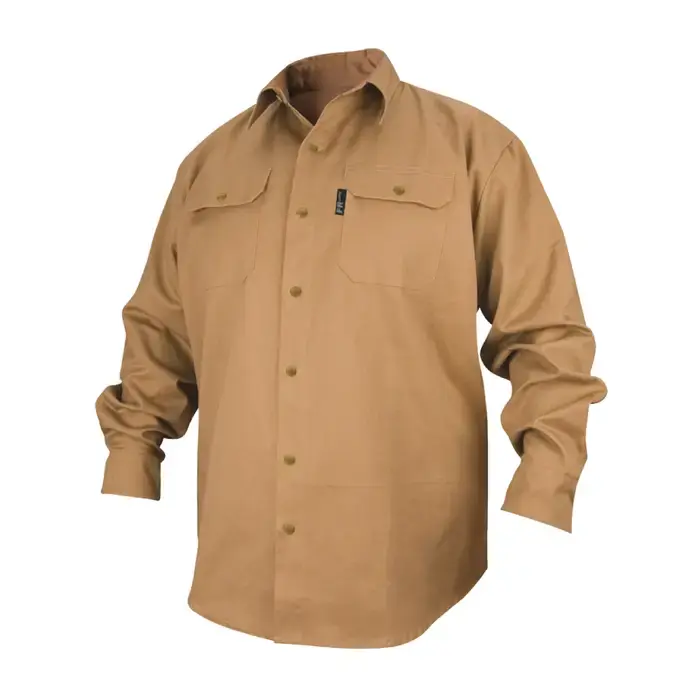 Get Yours REVCO FS7-KHK XXXL Size, Khaki Color, Fire Resistant Protection Level Shirt